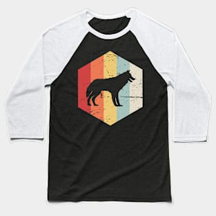 Retro 70s Wolf Baseball T-Shirt